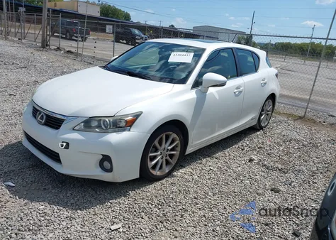 2012 Lexus Ct 200H Premium from USA, damaged, VIN JTHKD5BH1C2084270
